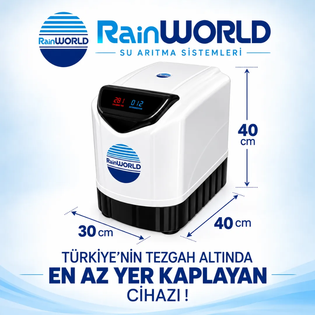 R40 Su Arıtma Cihazı | 7 Aşamalı, Dijital TDS Ekranlı, Alkali ve Mineralli - Görsel 3