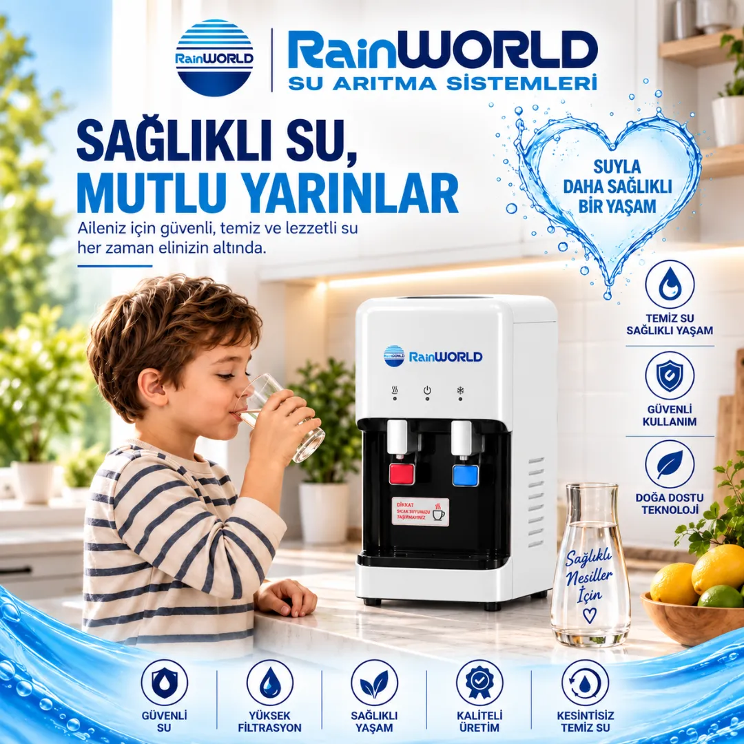 Via One-Mini Arıtmalı Sıcak Soğuk Su Sebili - Beyaz - Görsel 6