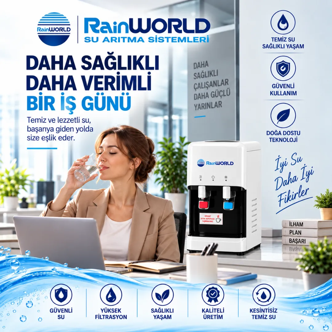 Via One-Mini Arıtmalı Sıcak Soğuk Su Sebili - Beyaz - Görsel 7