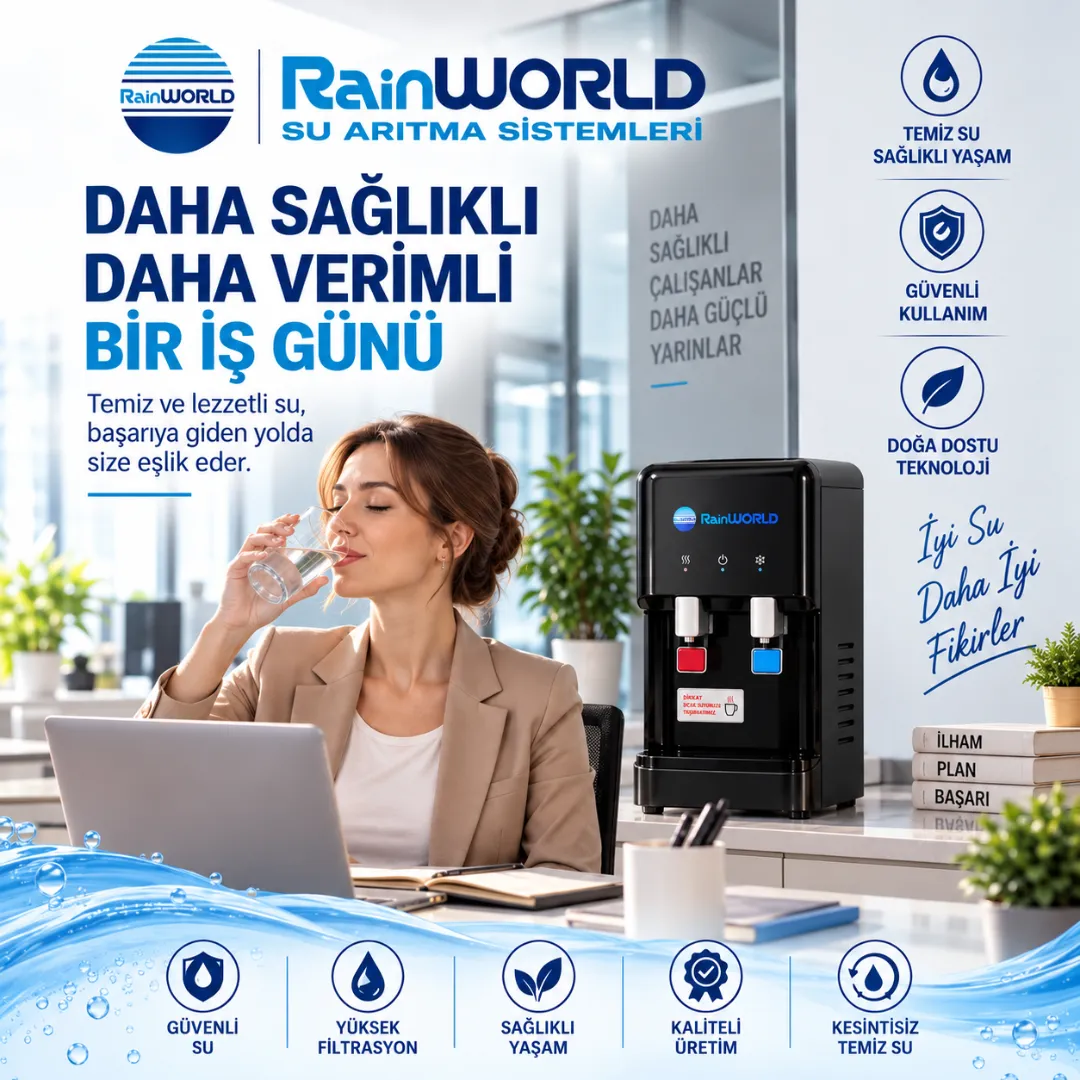 Via One-Mini Arıtmalı Sıcak Soğuk Su Sebili - Siyah - Görsel 7